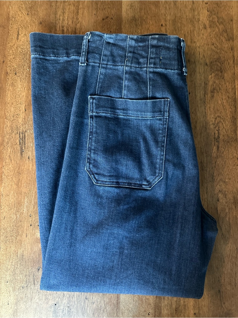 Anthropologie Maeve Women’s The Colette Pants in Blue Denim Size 28